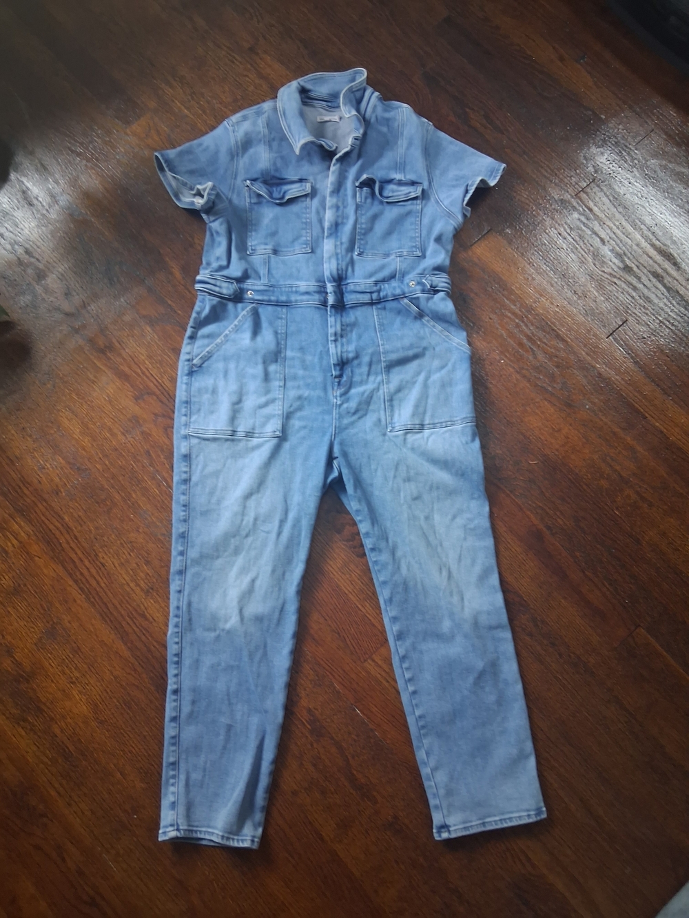 Good American Denim Utility Jumpsuit W18-20